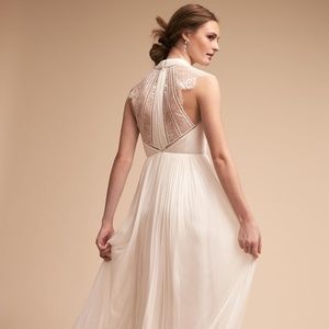 BHLDN Laverne Gown (Size 6, Street size large 4)
